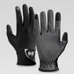 Equestrian Riding Gloves, Full-Palm Silicone Anti-Slip & Durable Touchscreen Model, Ice-Silk Cooling, Breathable, and UV-Protective, Suitable for Outdoor Sports, Driving, and Training—Black-M