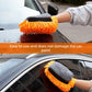 Car-Use Chenille Car Wash Gloves, Thickened Waterproof Car Wiping Cloth, Easy-Lathering and Stain-Removing, In-Car Cleaning Gloves, Coral Fleece Car Wiping Gloves, Thickened Absorbent Car Cleaning Tools - Blue