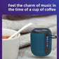 Outdoor Waterproof Portable Bluetooth Speaker, IPX5 Waterproof Subwoofer, 24-Hour Battery Life, RGB Lighting Wireless Speaker, Ideal for Camping and Home Use - Black