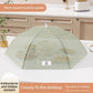 Foldable Mosquito-Proof Food Cover, Household Fly Screen, Fine-Mesh Breathable Dining Table Cover - Round