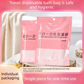 5-Pack Disposable Bathtub Liners, Extra-Thick and Extra-Large Travel and Hotel Bath Bags – Universal Waterproof and Bacteria-Resistant Bath Bags for Home, Hotels, and Business Trips – Clear [Extra-Thick 120 x 320 cm]