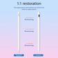 Magnetic iPad Capacitive Stylus, Compatible with Apple Tablets,  Replaceable Tip Drawing and Handwriting Stylus—3 Tips—White
