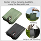 Portable Folding Outdoor Seat Cushion, Portable Insulated Seat Cushion for Camping, Picnics, and Hiking - Black