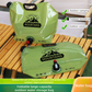 8L Large-Capacity Foldable Outdoor Water Bag,Built-in Faucet, Portable Camping and Travel Water Bag - Green