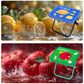 Portable folding camping chair,  versatile folding chair for outdoor fishing, waiting in line, and picnics - Colorful Strawberry Pattern