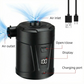 Outdoor Camping Digital Electric Air Pump, 5200mAh Built-in Battery, for Air Mattresses and Swim Rings - White