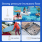 Outdoor Camping Digital Electric Air Pump, 5200mAh Built-in Battery, for Air Mattresses and Swim Rings - Orange