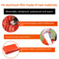 Outdoor Emergency Waterproof Insulated Raincoat, Portable Folding Camping and Hiking Cold-Weather Raincoat – Orange