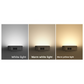 Solar Camping Light, 3-Level Color Temperature Adjustment, Waterproof Long-Lasting Outdoor Emergency Mood Light - White