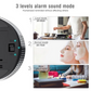 Rotating Magnetic Digital Timer, LCD Display Kitchen Timer with 3 Volume Levels, for Cooking, Studying, and Office Use—Silver