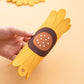 6-Pack - Sunflower-Shaped PVC Heat-Resistant Placemat, Non-Slip Trivet for Bowls, Pots & Cups - Brown