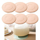 Food-Grade Silicone Heat-Resistant Trivet, 16cm Non-Slip Table Mat, Snowflake Hollow Hot Pot Coaster—Pink