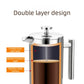 304 Stainless Steel French Press Coffee Maker, Household Hand-Brew Coffee Pot, Tea Filter Pot—1000ML