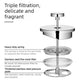 304 Stainless Steel French Press Coffee Maker, Household Hand-Brew Coffee Pot, Includes One Filter—350ML