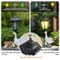 Creative Cute Duck Resin Flower Pot Solar Outdoor Light, Courtyard and Garden Decorative Ornament—Retro Lawn Ambiance Night Light, Multifunctional Flower Pot Ornament, Balcony Plant Decorative Floor Lamp