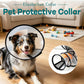 Classic Elizabethan Collar - Anti-Licking Collar - Multiple Sizes - Adjustable - Bite-Resistant - Transparent - Flea & Tick Prevention & Anti-Licking - Velcro Closure - For Cats & Dogs -16-19CM - 1 Piece