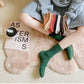 4-pair pack of mixed color socks, women&