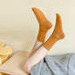 4-pair pack of mixed color socks, women&