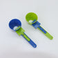Leak-proof coffee scoop,Sliding coffee funnel,Coffee scoop with measurements,Coffee bar tool,1pc,blue