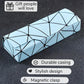 Premium Eyeglass Case - Retro Japanese Style - Sunglass Storage - Fashionable Geometric Pattern - Stylish Eyeglass Case - Durable and Shock-Resistant - Unisex - Blue
