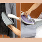1 piece - Handheld ironing pad - Heat-resistant ironing mat - Portable ironing aid - Ironing tool - Steam glove with finger loops - Mini ironing board - Ironing board - Ironing pad - 24 x 15 cm - Gray