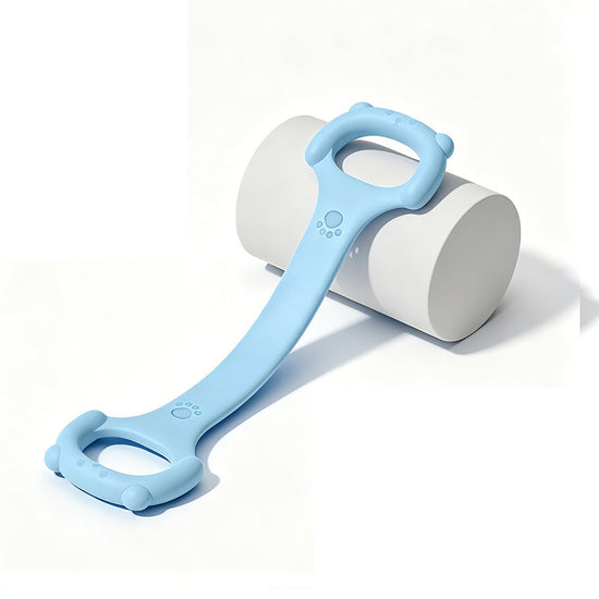 Resistance Band - 40 lbs - High-Elasticity, Break-Resistant - Home Shoulder and Back Toning Tool - One-Piece Construction - Yoga Stretch Band - Back Training Tool - Back Shaping - Portable Fitness Equipment - Blue - 1 Piece