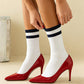 Mid-Calf Socks - 10-Pair Pack - Women&