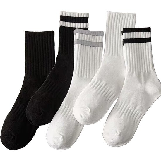 Mid-Calf Socks - 5-Pair Pack - Women&
