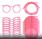 5-Pack Silly Straws Glasses, Reusable Crazy Straws for Kids, Flexible Twisty Straws Fun Eyeglass Frame Drinking Straws, Novelty Party Favors Supplies for Birthday, Game, Christmas, Holiday Decorations