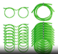 5-Pack Round Glasses-Shaped Straw, PETG, Food-Grade, Odorless, Reusable, Cute & Funny Novelty Straw