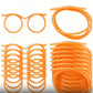 5-Pack Round Glasses-Shaped Straw, PETG, Food-Grade, Odorless, Reusable, Cute & Funny Novelty Straw