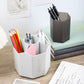 1pc 360 Rotating Plastic Desk Pen Organizer ， Dual-Purpose Art Supply Pencil Cup for Office, School, Home