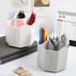 1pc 360-Degree Spinning Organizers, Desktop Storage Stationery Supplies,  for Office, School, Art Supply, Kids