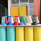 3D printed desktop ornament of a one-handed can opener, for beverages.Red