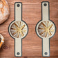 1PC Round Double-Ear Long-Handle Baking Tool, Bread Baking Mat, Silicone Pot Mat