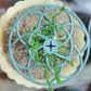 Sunflower-Shaped Plant Support Trellis – Small Climbing Flower Stand for Potted Plants, Garden Stacking Planter Holder
