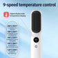 Black Professional Cordless Hair Straightener Brush - 4-in-1 EMS Scalp Massager & Ionic Straightening Comb - Red & Blue Light Therapy for Hair Growth - Portable USB Rechargeable Hot Comb for Men & Women