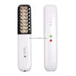 2-in-1 Smart AI Hair Straightener Brush & Red Light Therapy Comb - Cordless Mini Hot Comb with 3 Temp Settings - Portable Ceramic Straightening Brush for Travel & Quick Touch-ups - Fast Heating Hair Styler