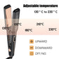 Black Advanced Titanium Ion Flat Iron - Professional Hair Straightening & Curling Styler - Ventilated Plates for Steam Release - Instant Heat-up Salon Styling Tool with Auto Shut-Off
