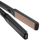 White Advanced Titanium Ion Flat Iron - Professional Hair Straightening & Curling Styler - Ventilated Plates for Steam Release - Instant Heat-up Salon Styling Tool with Auto Shut-Off