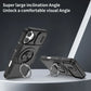 Red Warrior 2-in-1 Magnetic Sliding Lens Case black for iPhone 16