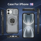 Red Warrior 2-in-1 Magnetic Sliding Lens Case grey for iPhone 16
