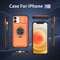 Red Warrior 2-in-1 Magnetic Sliding Lens Case orange for iPhone 12