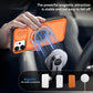 Red Warrior 2-in-1 Magnetic Sliding Lens Case orange for iPhone 12