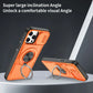 Red Warrior 2-in-1 Magnetic Sliding Lens Case orange for iPhone 13