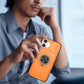 Red Warrior 2-in-1 Magnetic Sliding Lens Case orange for iPhone 16 Plus