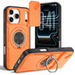 2-in-1 Magnetic Sliding Lens Case, Orange for iPhone 17 Pro Max