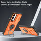 2-in-1 Magnetic Sliding Lens Case, Orange for Samsung S25