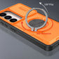 2-in-1 Magnetic Sliding Lens Case, Purple for Samsung S26