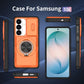 2-in-1 Magnetic Sliding Lens Case, Purple for Samsung S26